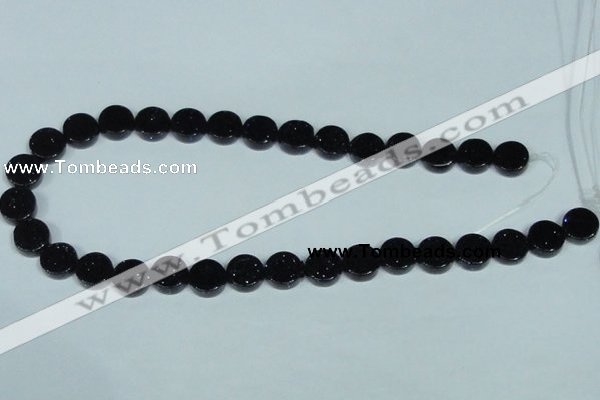 CGS124 15.5 inches 4*12mm coin blue goldstone beads wholesale