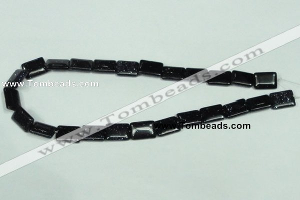 CGS130 15.5 inches 12*16mm rectangle blue goldstone beads wholesale