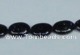 CGS134 15.5 inches 10*14mm oval blue goldstone beads wholesale