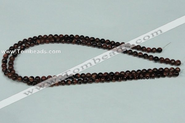 CGS201 15.5 inches 6mm round blue & brown goldstone beads wholesale