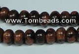 CGS207 15.5 inches 7*10mm rondelle blue & brown goldstone beads wholesale