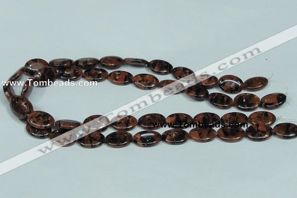 CGS211 15.5 inches 13*18mm oval blue & brown goldstone beads wholesale