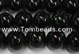 CGS402 15.5 inches 8mm round green goldstone beads wholesale