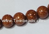 CGS52 15.5 inches 12mm round goldstone beads wholesale