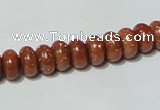 CGS63 15.5 inches 4*8mm rondelle goldstone beads wholesale