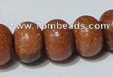 CGS66 15.5 inches 13*18mm rondelle goldstone beads wholesale