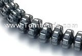 CHE08 16 inches 4*7mm flower shape hematite beads Wholesale