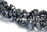 CHE09 34 inches hematite chips beads strand Wholesale