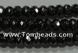 CHE102 15.5 inches 3*4mm faceted rondelle hematite beads wholesale