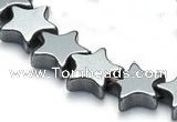 CHE11 16 inches 6mm star shape hematite beads Wholesale