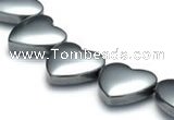 CHE12 15 inches 12mm heart shape hematite beads Wholesale