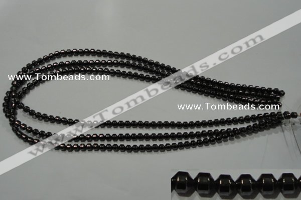 CHE130 15.5 inches 4*4mm hematite beads wholesale