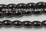 CHE137 15.5 inches 4*6mm rice hematite beads wholesale