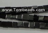 CHE180 15.5 inches 3*3mm cube hematite beads wholesale