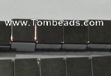 CHE183 15.5 inches 8*8mm cube hematite beads wholesale