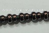 CHE190 15.5 inches 6*8mm calabash hematite beads wholesale