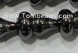 CHE193 15.5 inches 12*18mm calabash hematite beads wholesale