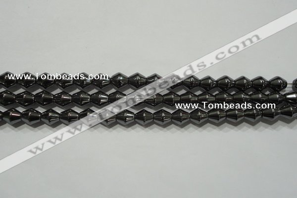 CHE211 15.5 inches 6*6mm bicone hematite beads wholesale