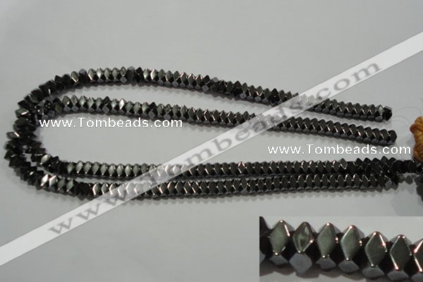 CHE221 15.5 inches 4*6mm hematite beads wholesale