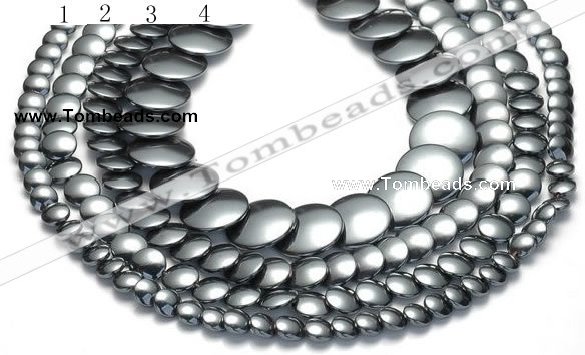 CHE23 16 inches 8mm & 10mm & 12mm & 20mm coin hematite beads