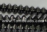 CHE235 15.5 inches 4*6mm star hematite beads wholesale