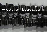 CHE241 15.5 inches 8*8mm tower hematite beads wholesale