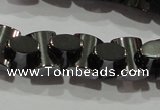 CHE243 15.5 inches 7*9mm bowknot hematite beads wholesale