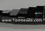 CHE255 15.5 inches 6*7*13mm hematite beads wholesale