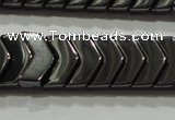 CHE297 15.5 inches 6*9mm hematite beads wholesale
