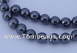 CHE30 16 inches 2mm faceted round hematite beads Wholesale