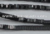 CHE411 15.5 inches 1*3*3mm square matte hematite beads wholesale