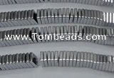 CHE565 15.5 inches 1*2*2mm square plated hematite beads wholesale