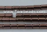 CHE747 15.5 inches 3*5mm tube plated hematite beads wholesale