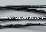 CHE755 15.5 inches 2*2.5mm tube hematite beads wholesale