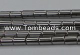 CHE767 15.5 inches 3*5mm tube plated hematite beads wholesale