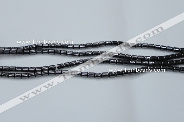 CHE784 15.5 inches 4*4.5mm drum hematite beads wholesale
