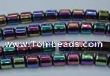 CHE790 15.5 inches 4*4.5mm drum plated hematite beads wholesale