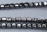 CHE818 15.5 inches 4*4mm dice hematite beads wholesale