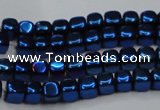 CHE859 15.5 inches 3*3mm dice platedhematite beads wholesale