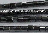 CHE885 15.5 inches 2*2mm faceted tube hematite beads wholesale