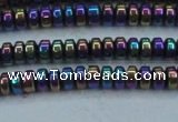 CHE969 15.5 inches 2*4mm rondelle plated hematite beads wholesale