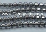 CHE972 15.5 inches 4*4mm plated hematite beads wholesale