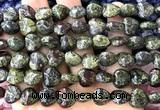 CHG159 15 inches 12mm heart dragon blood jasper beads wholesale