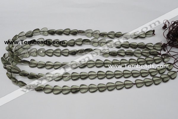 CHG18 15.5 inches 10*10mm heart synthetic smoky quartz beads wholesale