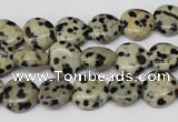 CHG19 15.5 inches 10*10mm heart dalmatian jasper beads wholesale