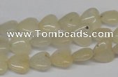 CHG21 15.5 inches 10*10mm heart yellow aventurine beads wholesale