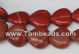 CHG49 15.5 inches 14*14mm heart red jasper beads wholesale