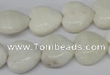 CHG62 15.5 inches 16*16mm heart shell beads wholesale