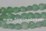CHG90 15.5 inches 8*8mm faceted heart amazonite beads wholesale