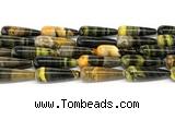 CHJ111 15 inches 10*30mm teardrop honeybee jasper beads